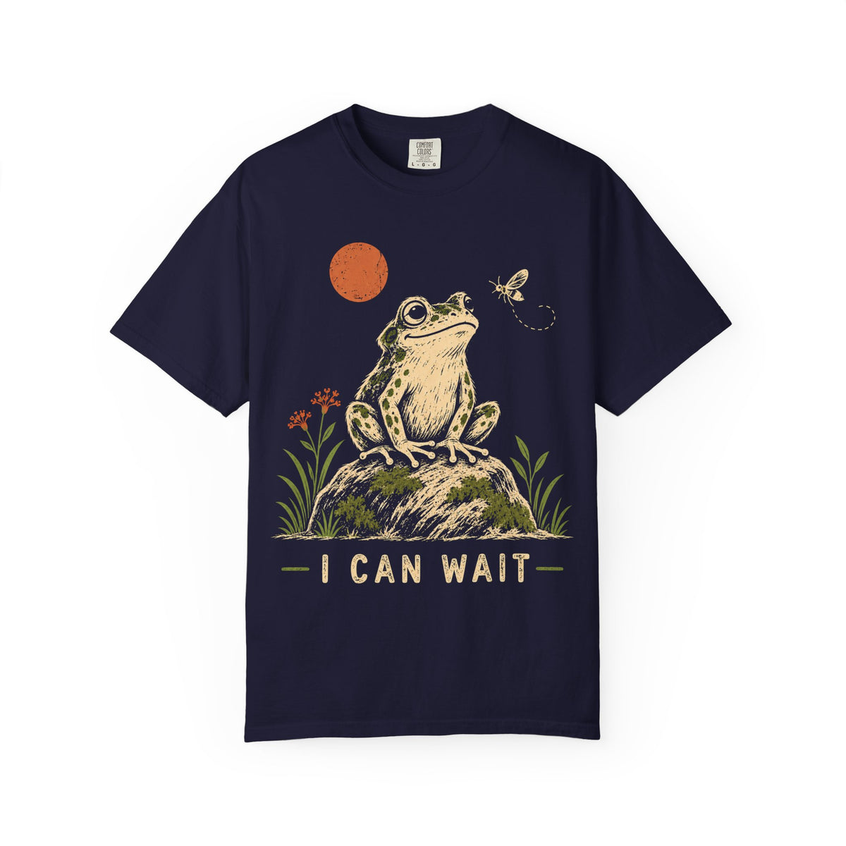 I Can Wait Frog Meditation T-Shirt