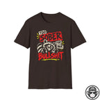 Too Sober For Your Bullsh*t Racoon Recovery T-Shirt Printify