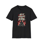 Sit Through The Fire - Premium Cotton T-Shirt Into Recovery