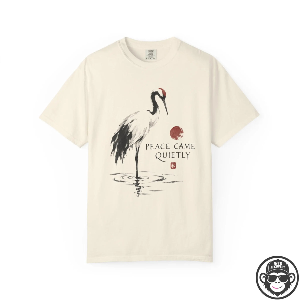 Peace Came Quietly Brush Art T-Shirt Printify