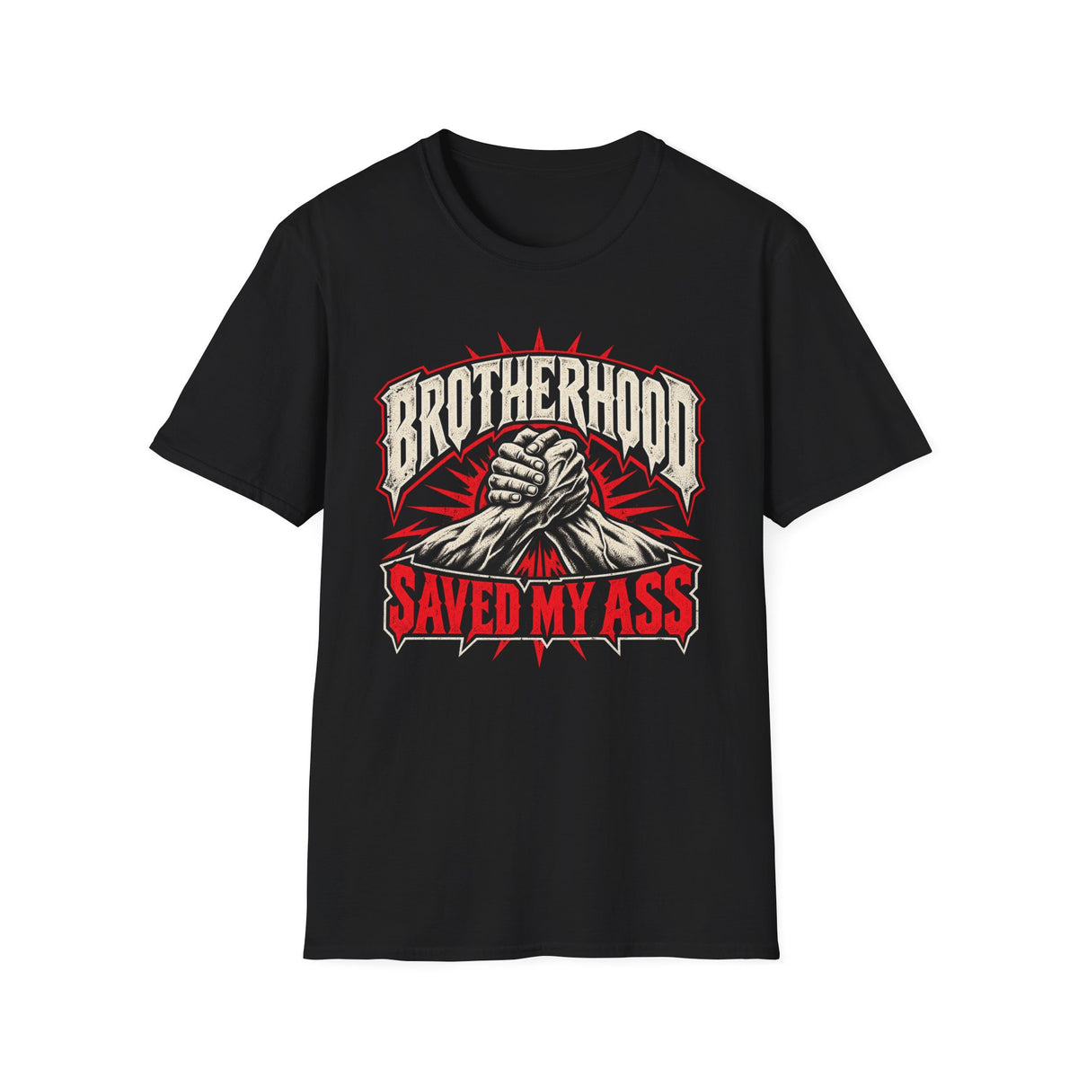 Brotherhood Saved My Ass 12-Step Recovery T-Shirt