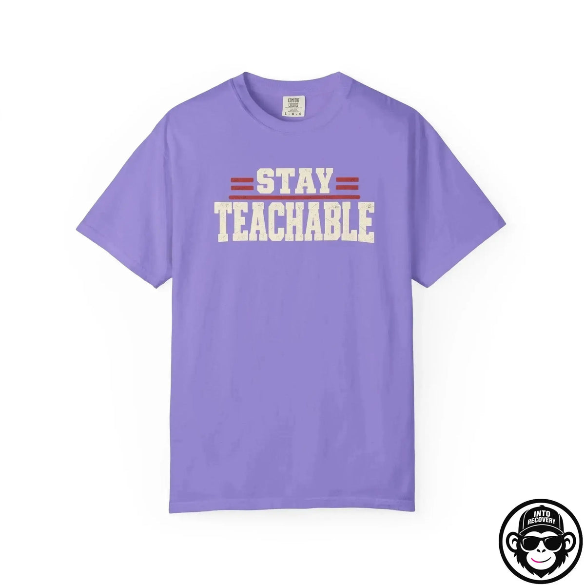 Stay Teachable - Comfort ColorsÂ® T-Shirt Into Recovery