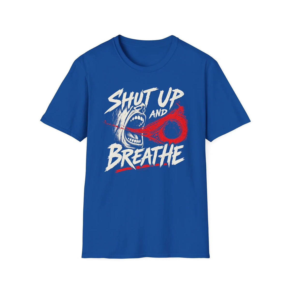 Shut Up And Breathe - Premium Cotton T-Shirt Into Recovery