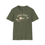 One Day At A Time - Premium Cotton T-Shirt Into Recovery