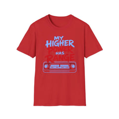 My Higher Power Has Range - Premium Cotton T-Shirt Into Recovery