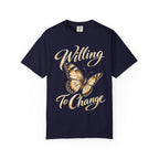 Willing to Change (Butterfly) Recovery T-Shirt