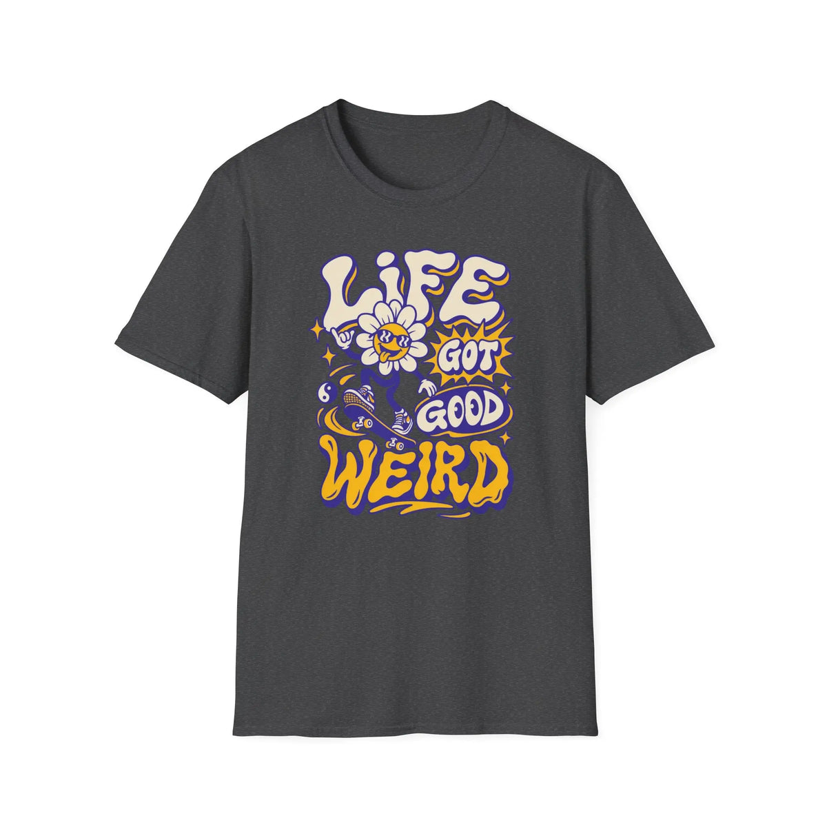 Life Got Good Weird - Premium Cotton T-Shirt Into Recovery