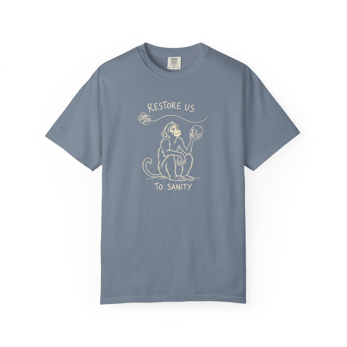 Restore Us To Sanity (Monkey) 12-Step Recovery T-Shirt