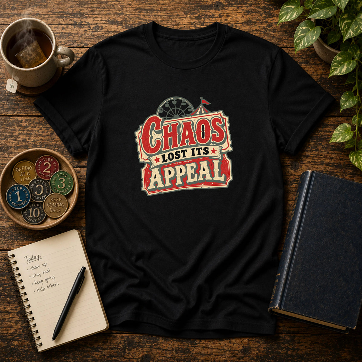Chaos Lost Its Appeal - Premium Cotton T-Shirt Into Recovery