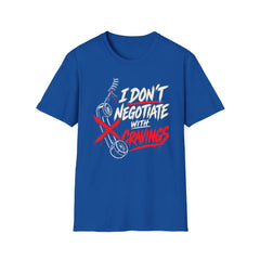 I Don't Negotiate With Cravings - Premium Cotton T-Shirt Into Recovery