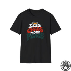Less Chaos More Peace - Premium Cotton T-Shirt Into Recovery