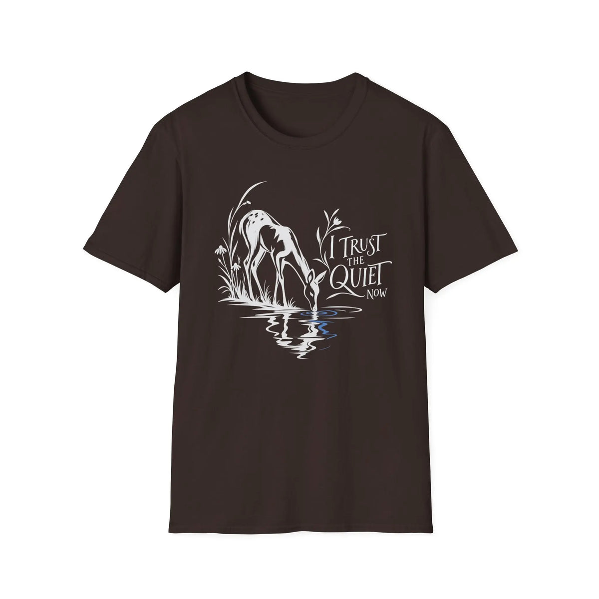 I Trust The Quiet Now - Premium Cotton T-Shirt Into Recovery