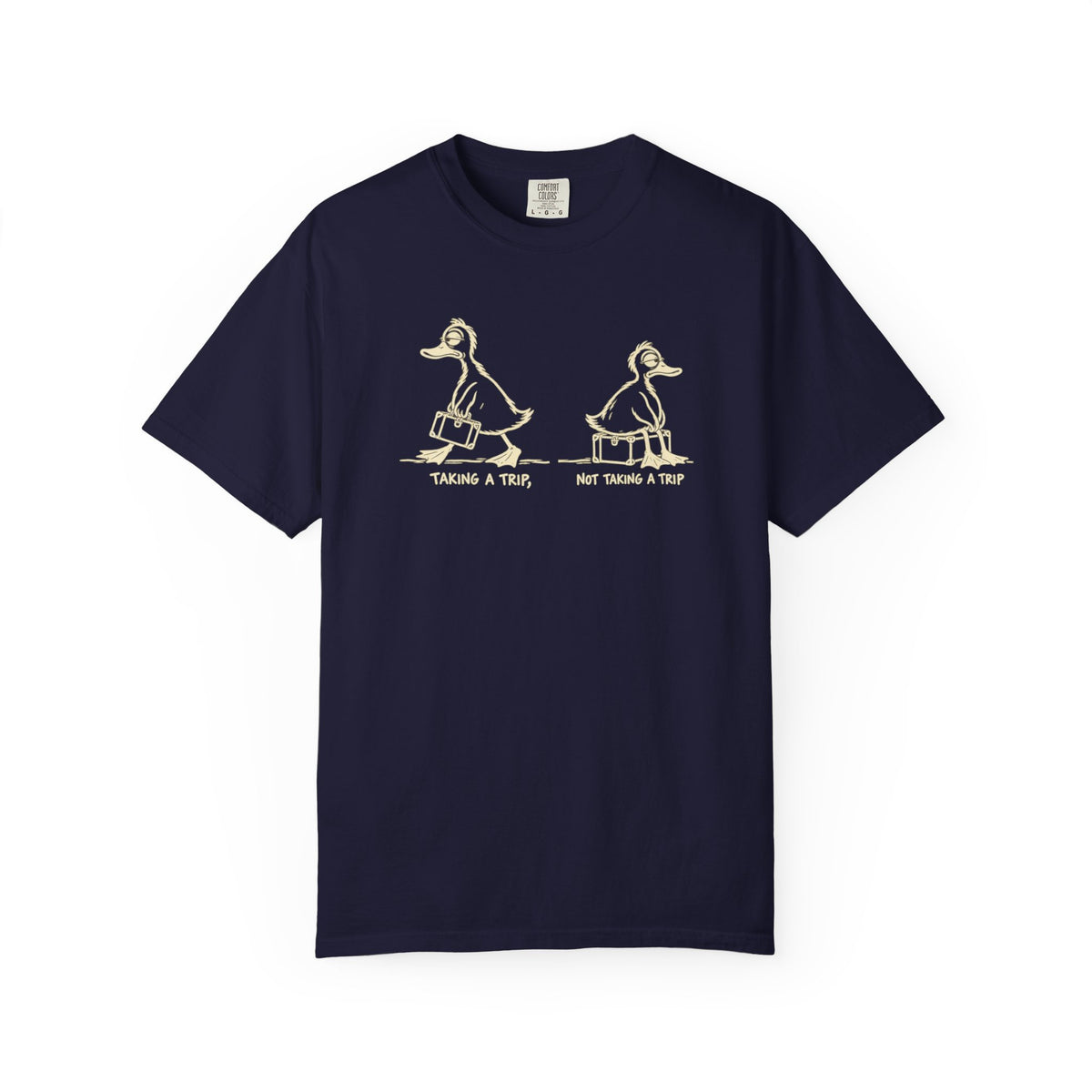 Taking A Trip, Not Taking A Trip (Duck) 12-Step Recovery T-Shirt
