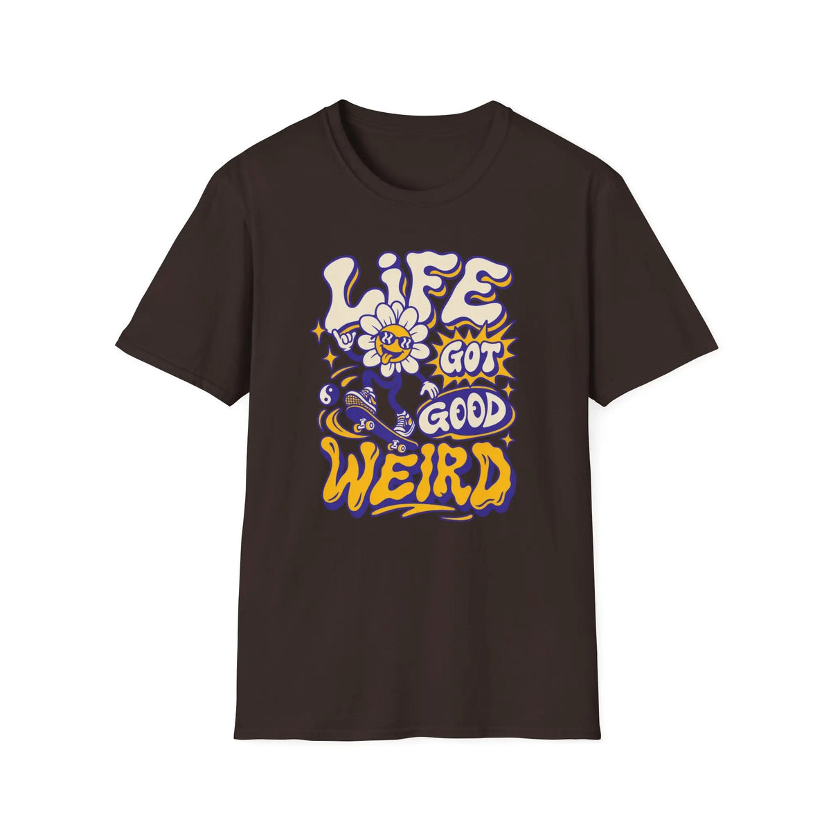 Life Got Good Weird - Premium Cotton T-Shirt Into Recovery