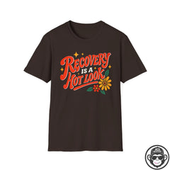 Recovery Is A Hot Look - Premium Cotton T-Shirt Into Recovery