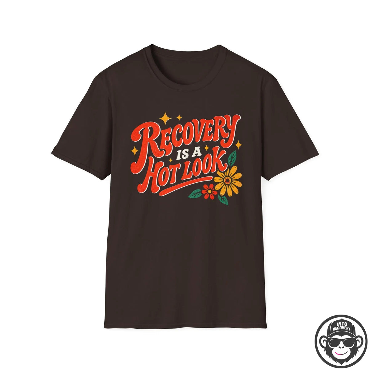 Recovery Is A Hot Look - Premium Cotton T-Shirt Into Recovery