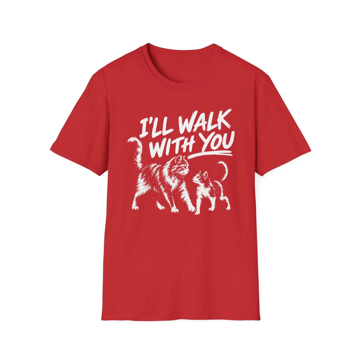 I'll Walk With You - Premium Cotton T-Shirt Into Recovery