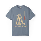 I Leave It Alone Cat Recovery T-Shirt