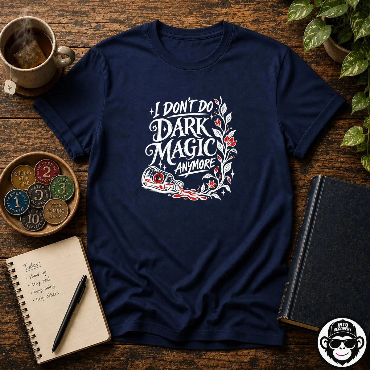 I Don't Do Magic Anymore - Premium Cotton T-Shirt Into Recovery