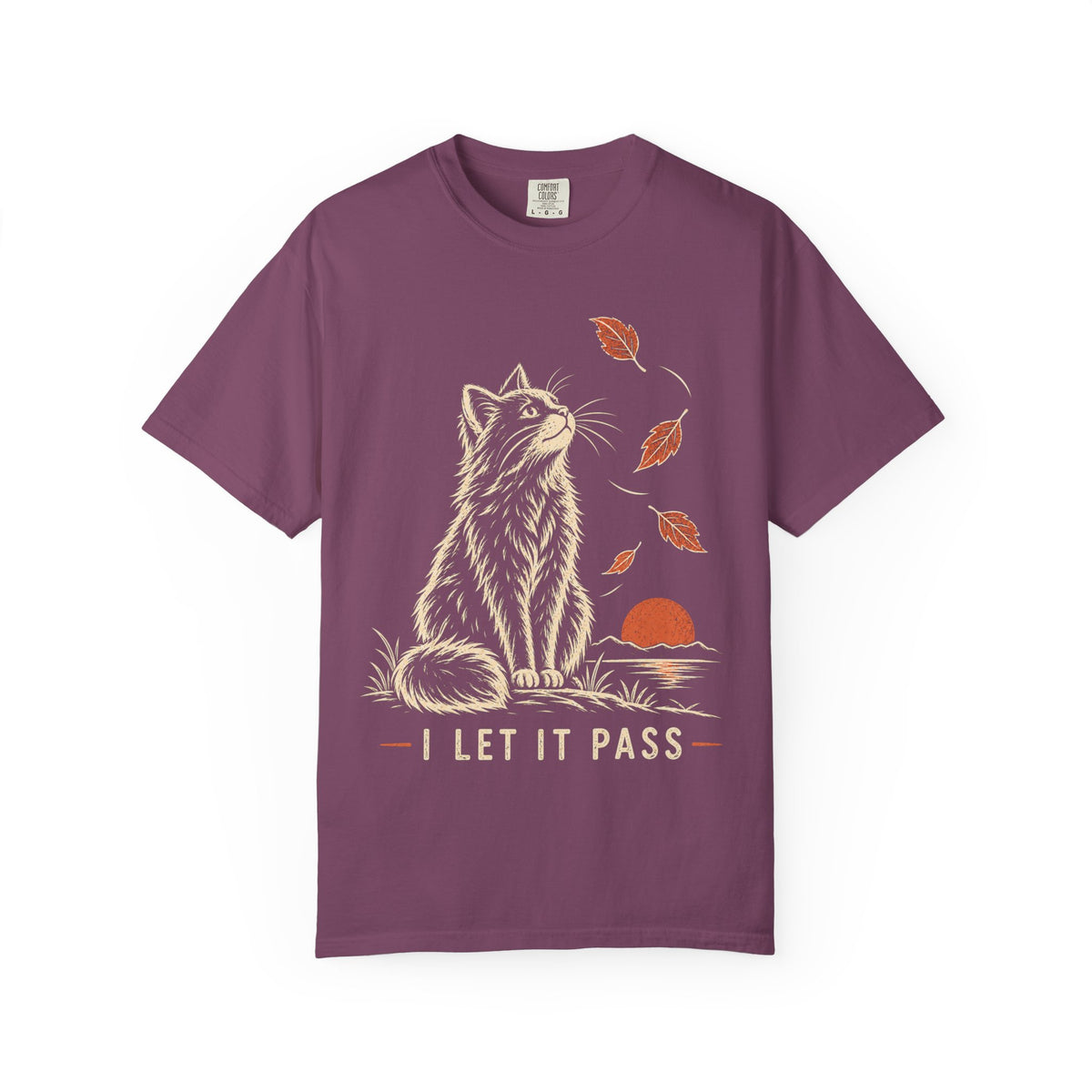 I Let It Pass Cat Meditation T-Shirt
