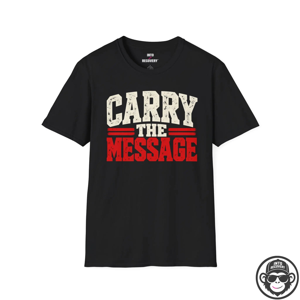 Carry the Message 12-Step T-Shirt Faith Printify