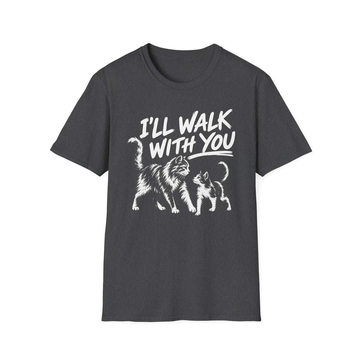 I'll Walk With You - Premium Cotton T-Shirt Into Recovery