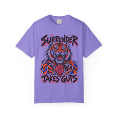 Surrender Takes Guts (Tiger) 12-Step Recovery T-Shirt