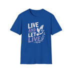 Live And Let Live - Premium Cotton T-Shirt Into Recovery