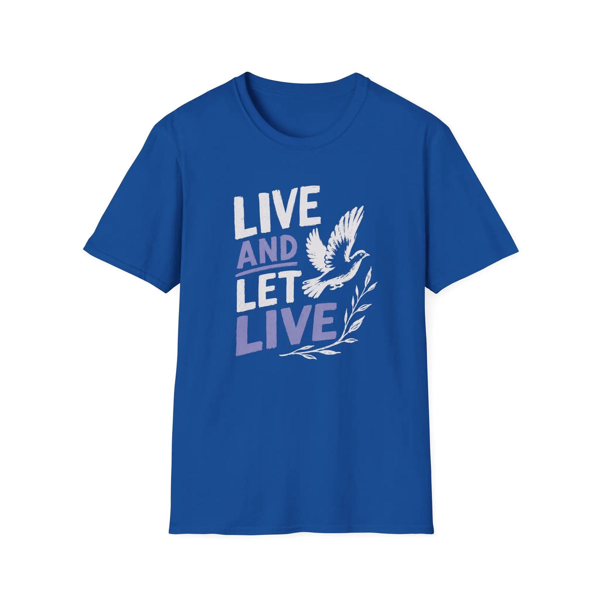 Live And Let Live - Premium Cotton T-Shirt Into Recovery