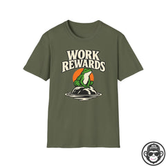 Work Rewards w/ Frog Graphic T-Shirt Into Recovery