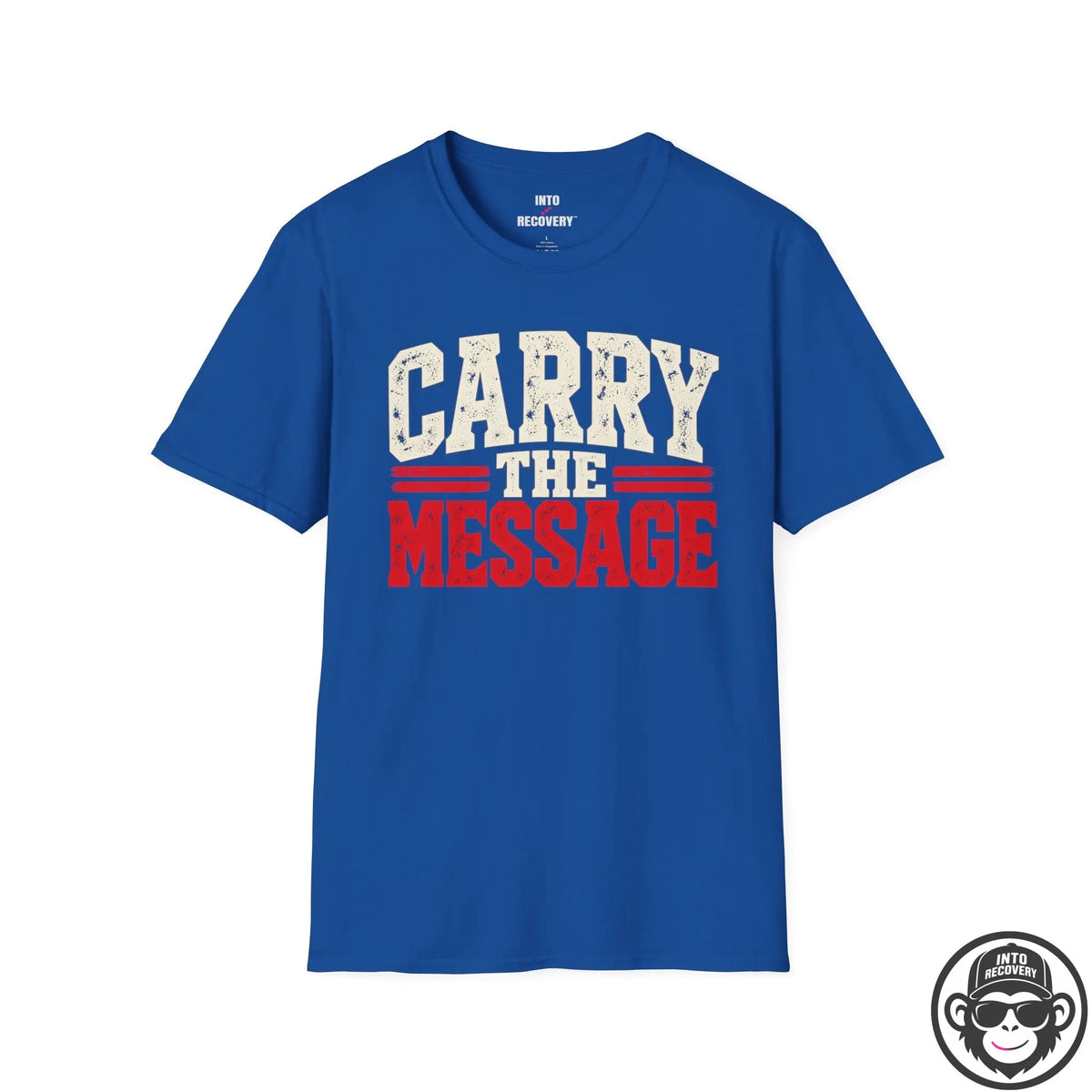 Carry the Message 12-Step T-Shirt Faith Printify