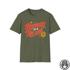 Recovery Is A Hot Look - Premium Cotton T-Shirt Into Recovery