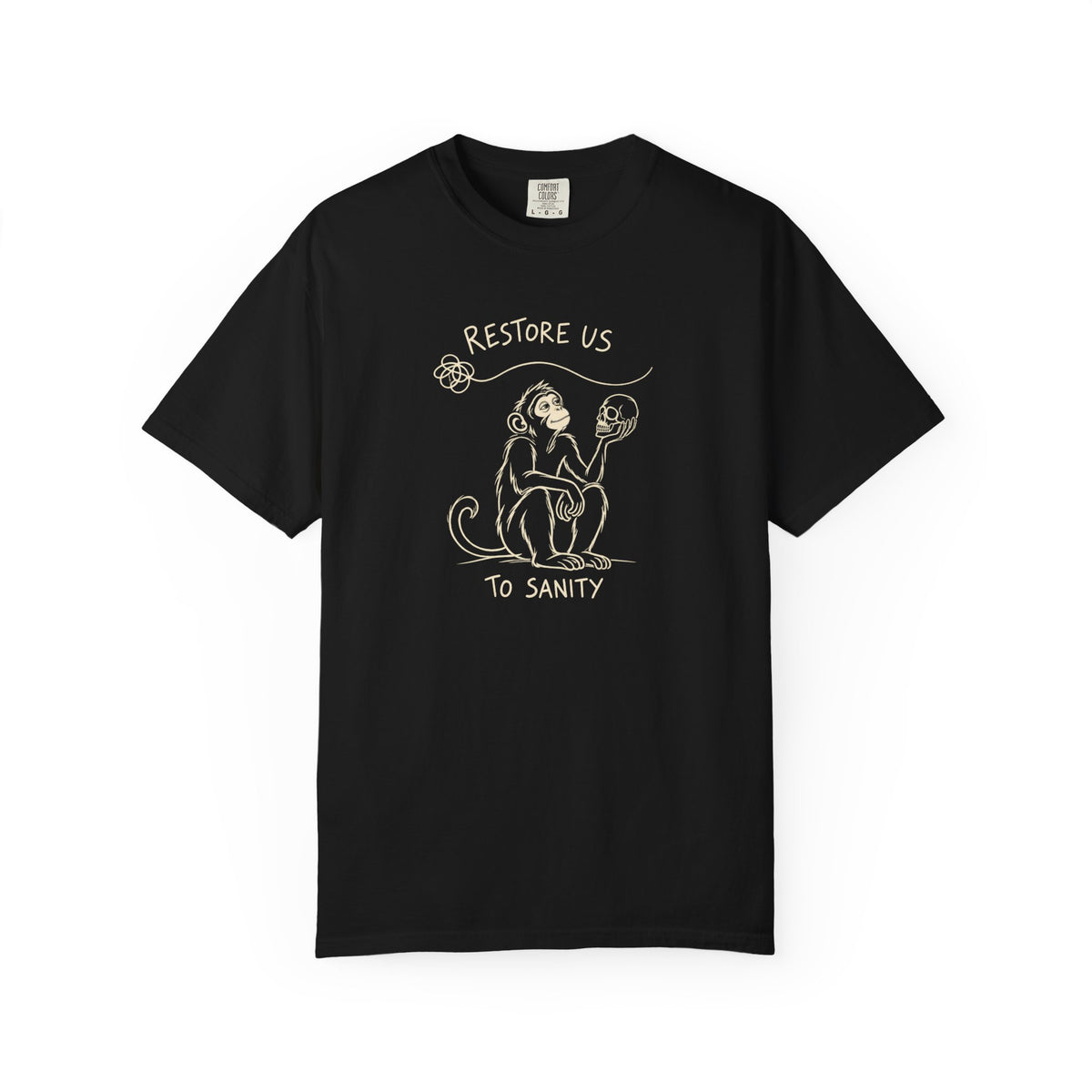 Restore Us To Sanity (Monkey) 12-Step Recovery T-Shirt