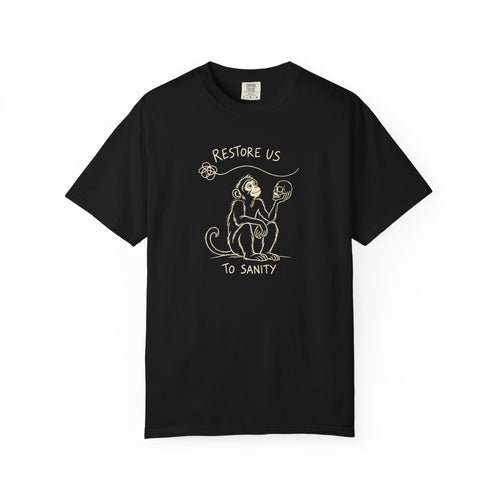 Restore Us To Sanity (Monkey) 12-Step Recovery T-Shirt