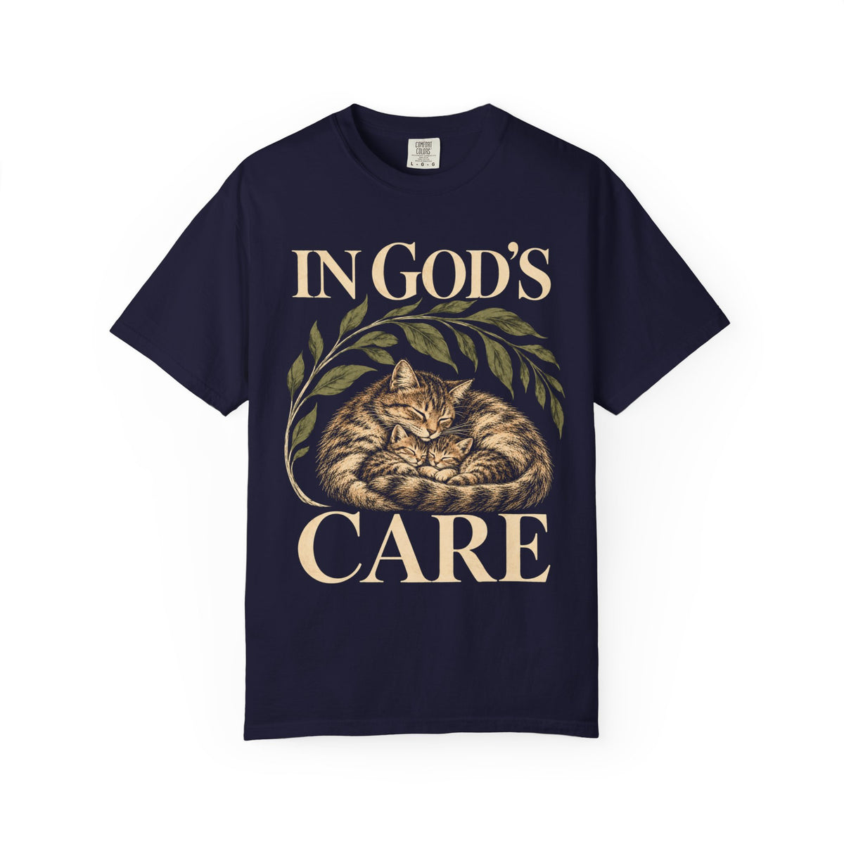In God's Care (Cats) Recovery T-Shirt