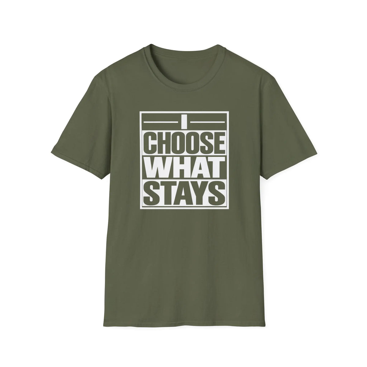 I Choose What Stays - Premium Cotton T-Shirt Into Recovery