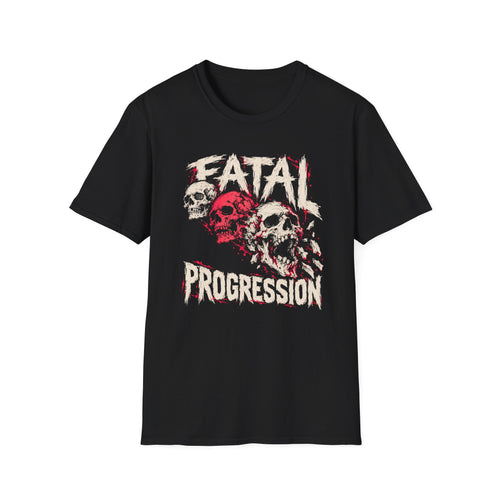 Fatal Progression Skull 12-Step Recovery T-Shirt