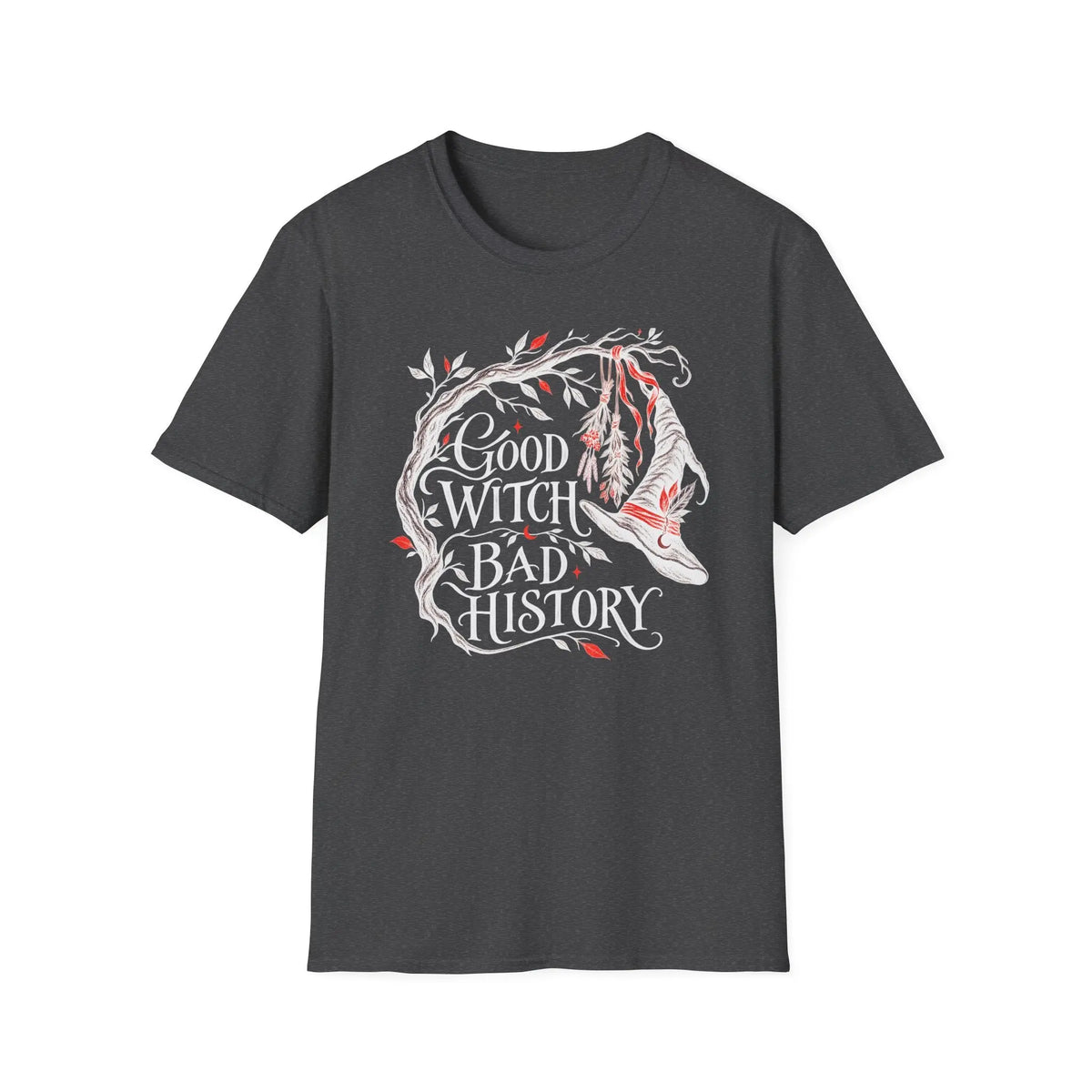 Good Witch Bad History - Premium Cotton T-Shirt Into Recovery