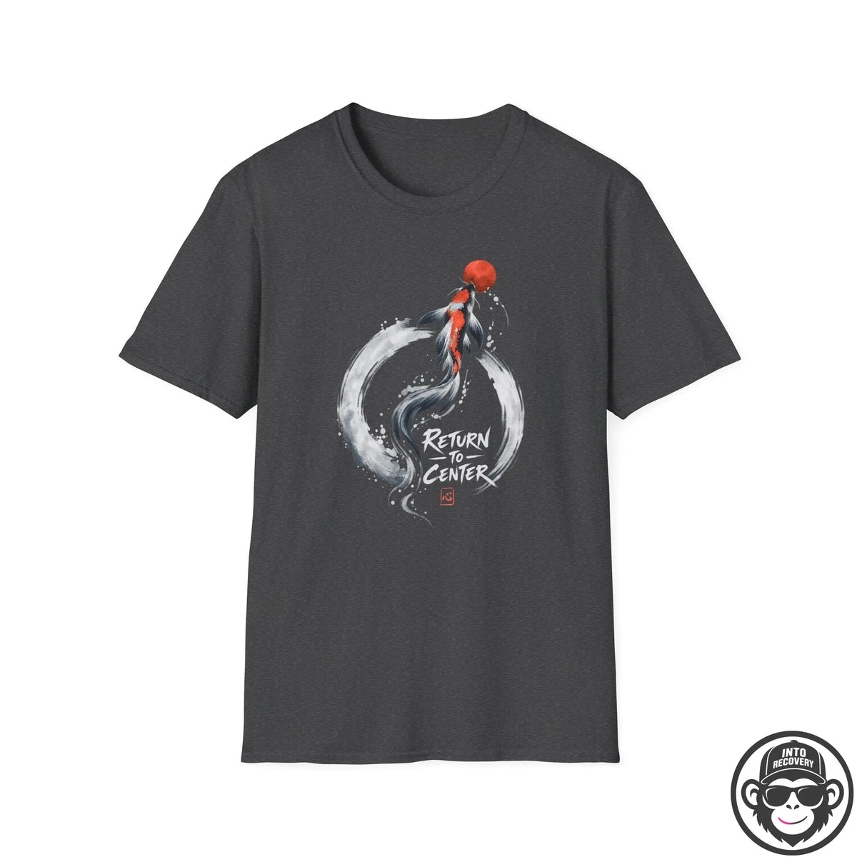 Return To Center - Premium Cotton T-Shirt Into Recovery