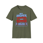 My Higher Power Has Range - Premium Cotton T-Shirt Into Recovery