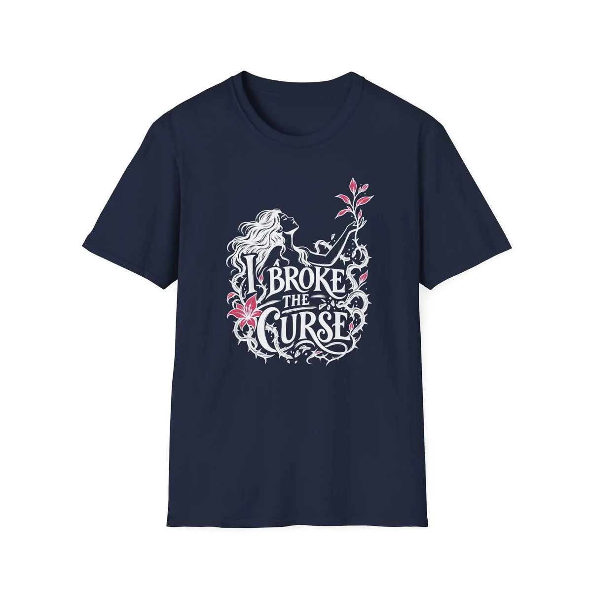 I Broke The Curse - Premium Cotton T-Shirt Into Recovery