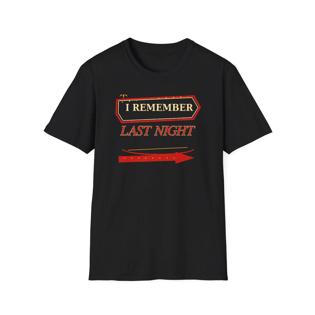 I Remember Last Night - Premium Cotton T-Shirt Into Recovery