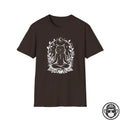 Mediative Cat - Premium Cotton T-Shirt Into Recovery