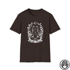 Mediative Cat - Premium Cotton T-Shirt Into Recovery
