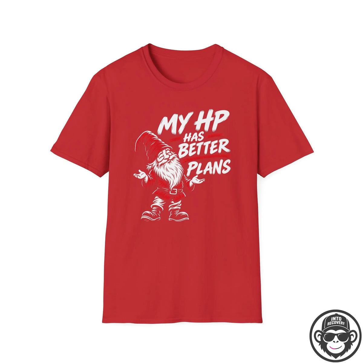 My HP Has Better Plans - Premium Cotton T-Shirt Into Recovery