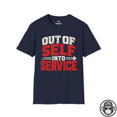 Out Of Self Into Service Recovery T-Shirt Printify
