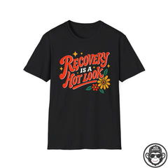 Recovery Is A Hot Look - Premium Cotton T-Shirt Into Recovery