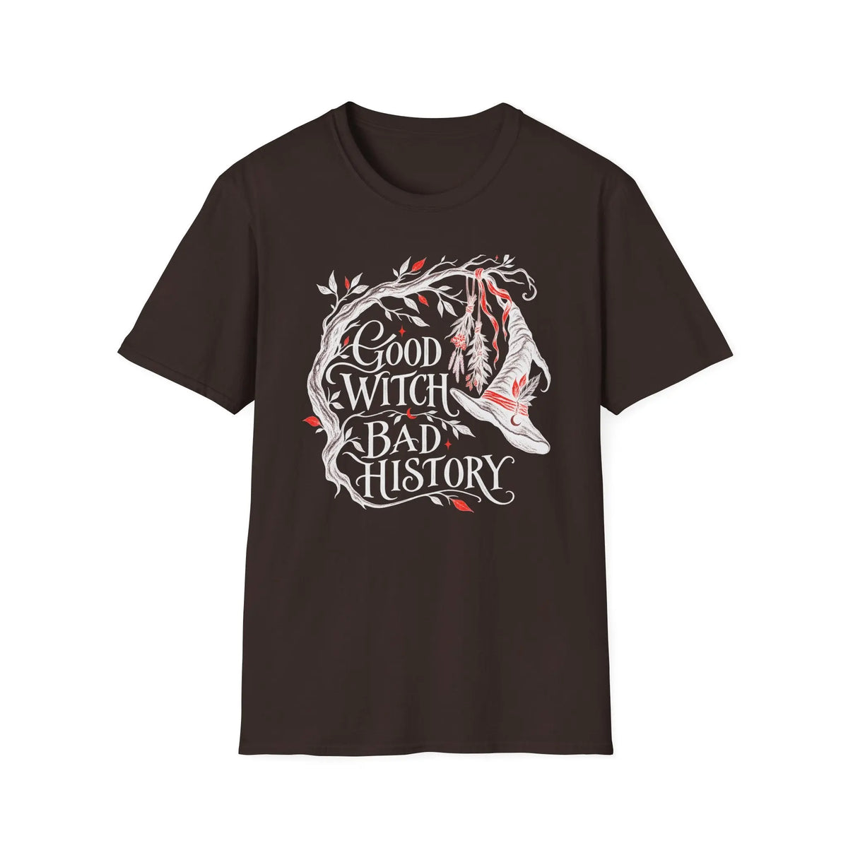 Good Witch Bad History - Premium Cotton T-Shirt Into Recovery