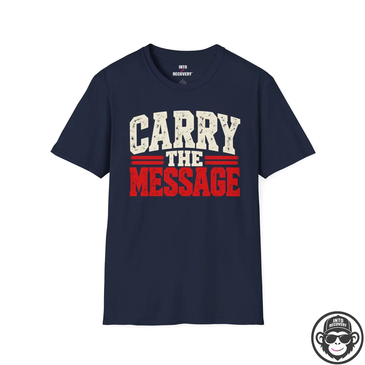 Carry the Message 12-Step T-Shirt Faith Printify