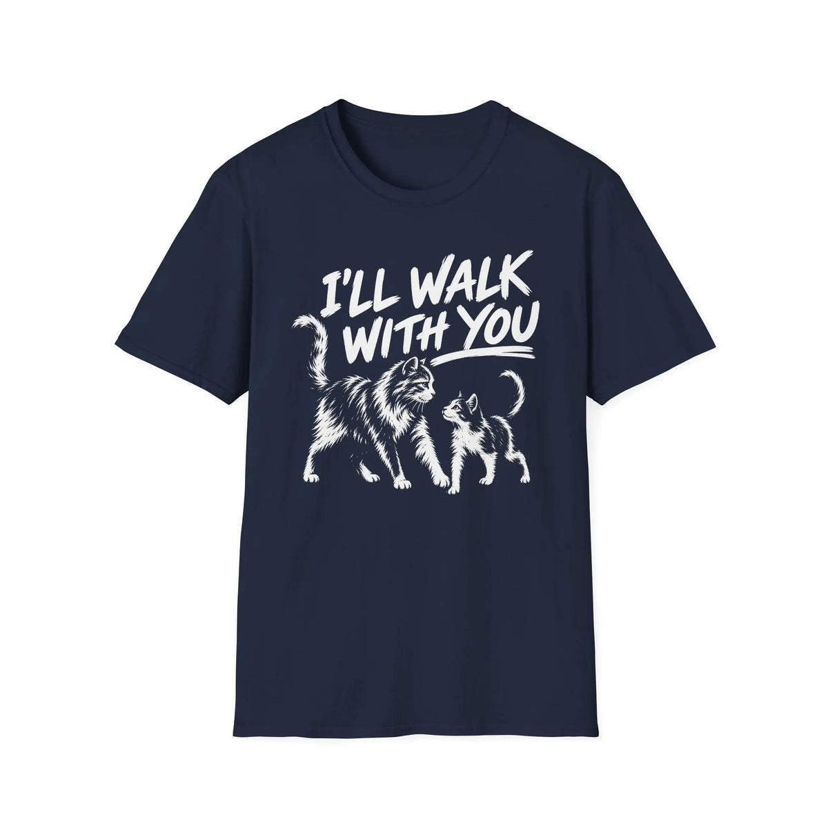 I'll Walk With You - Premium Cotton T-Shirt Into Recovery